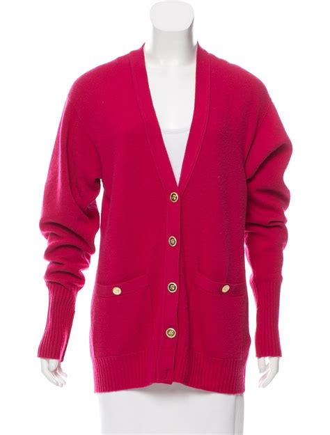 chanel cashmere crop long sleeve sweater|chanel cardigan sweater.